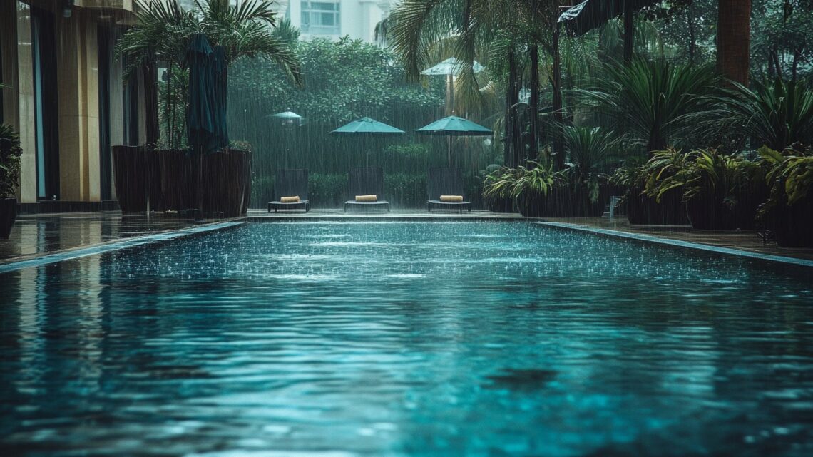 pool bros clean a pool after rain